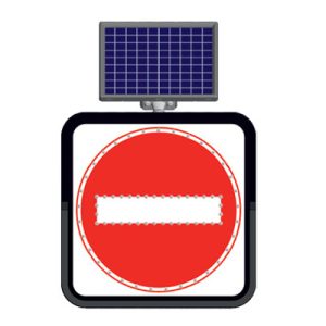 11800-37 FL Solar Flaşörlü Ledli Trafik Levhası