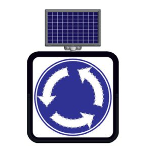 11849 FL Solar Flaşörlü Ledli Trafik Levhası