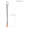 Kaya Safety L-1 W Tek Kol Webbing Lanyard 1